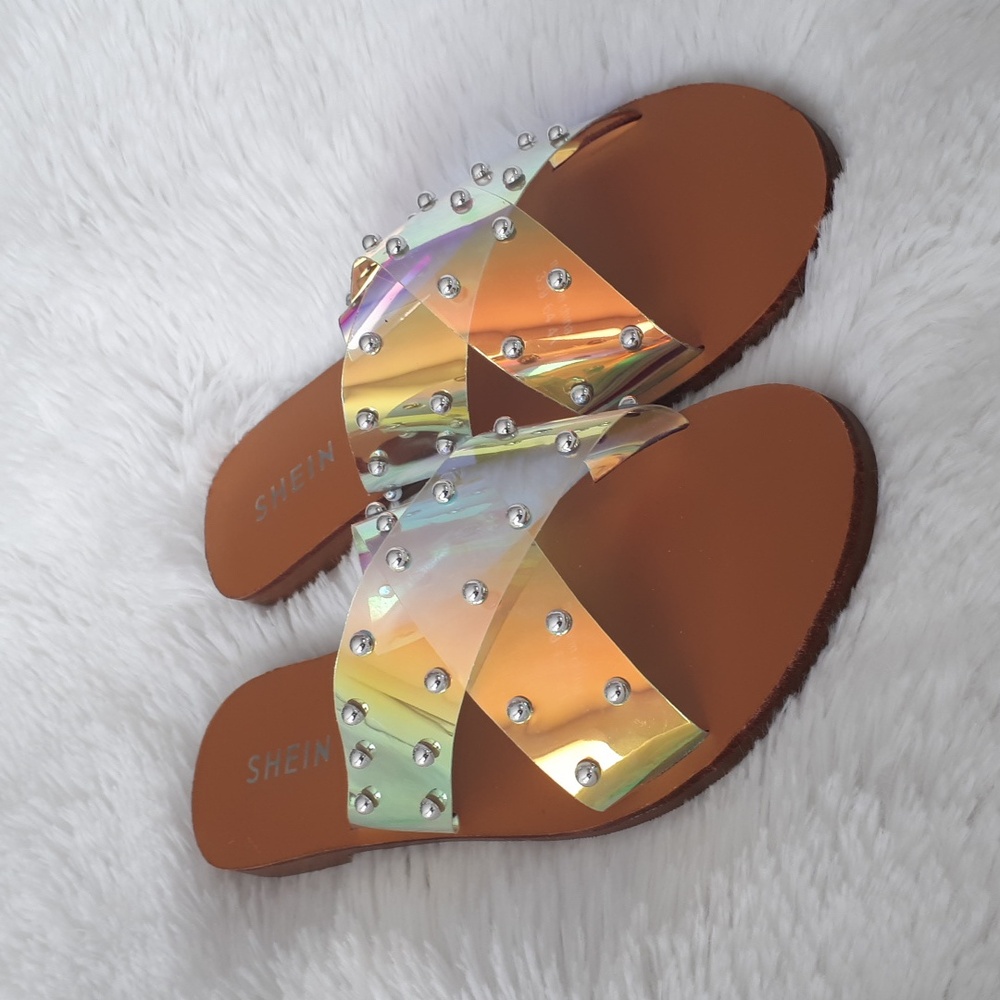 Irredecent sandals
